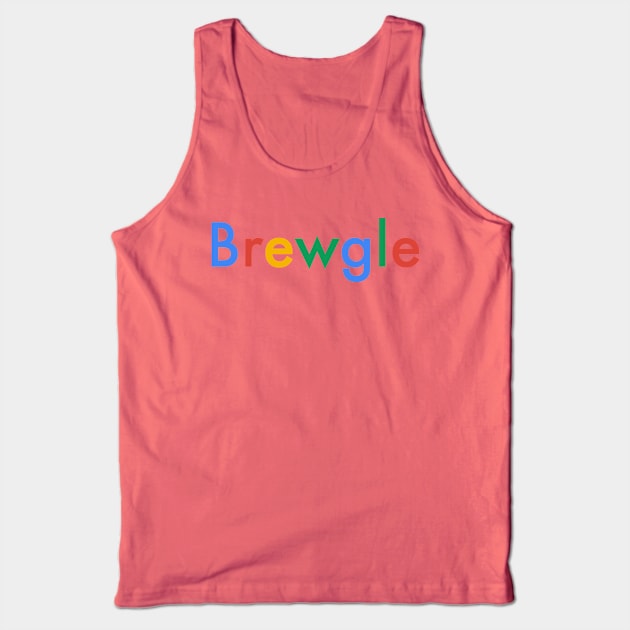 Brew Search Engine (No Outline) Tank Top by PerzellBrewing